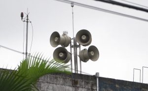 Defesa Civil faz teste das sirenes para alerta de temporais nesta sexta-feira no Guarujá