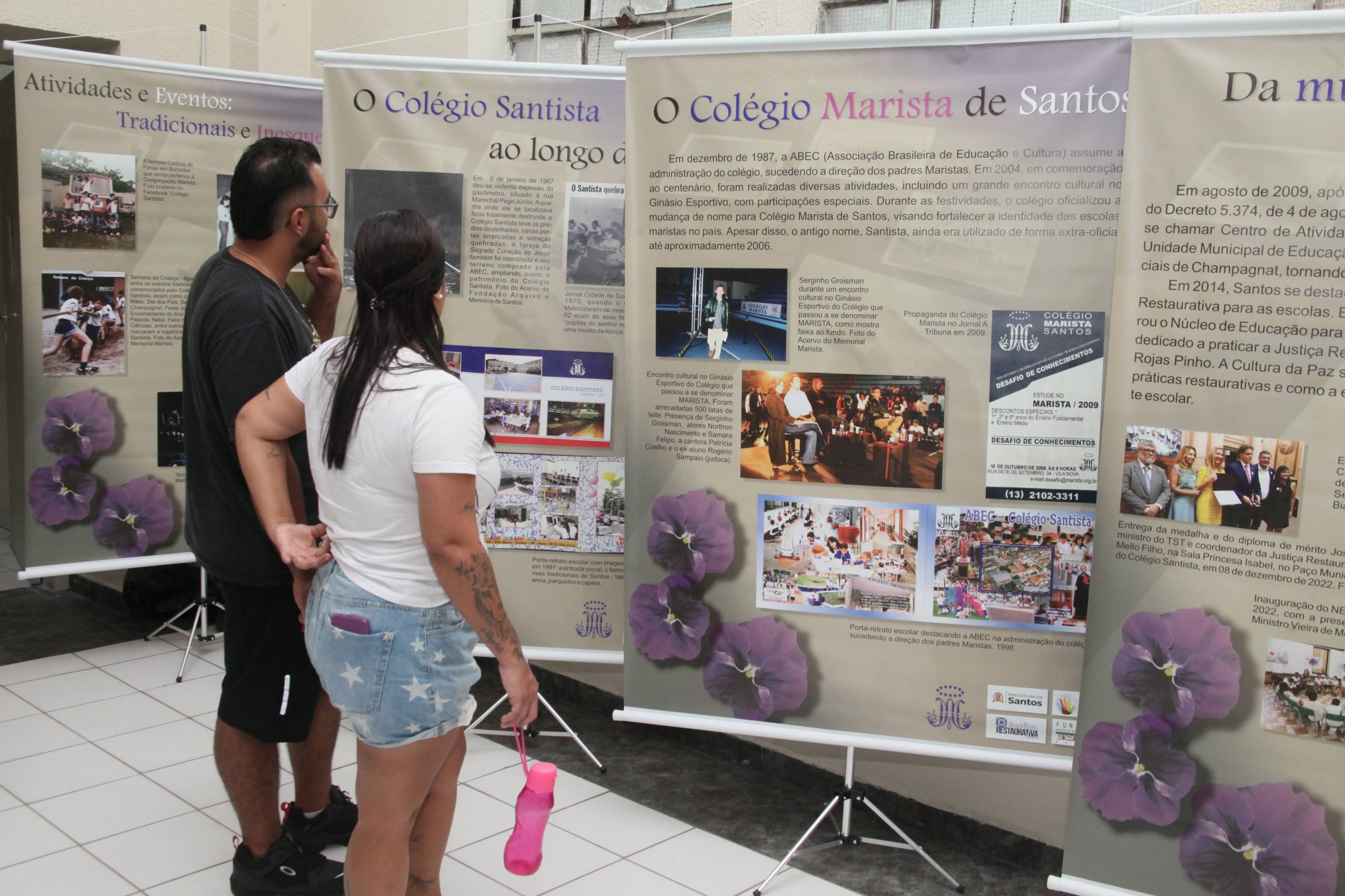 Exposição itinerante dos 120 anos do Colégio Santista passará por prédios públicos | Jornal da Orla