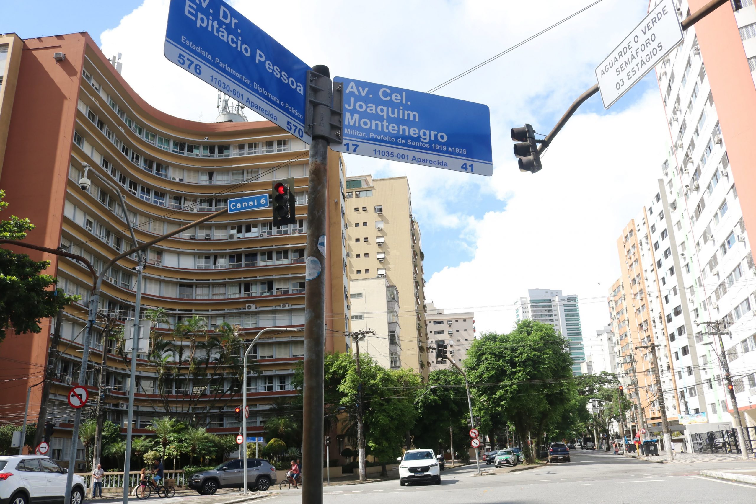 CET-Santos vai remodelar cruzamento no canal 6