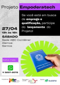 Projeto abre vagas para capacitação de jovens