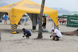 Ação tira mais de 4 mil resíduos da praia