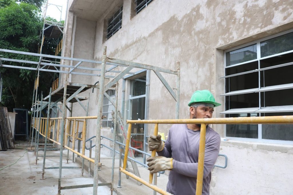Construção de novo edifício no complexo educacional Andradas entra em reta final