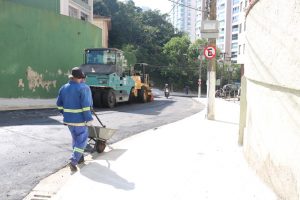 Santos investe em obras de infraestrutura no Morro José Menino