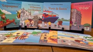 Dia mundial do livro é celebrado com relançamento da ‘Coleção Histórias de Santos’