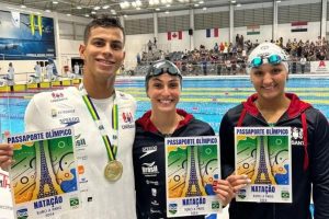 Nadadores santistas se classificam para a olimpíada de Paris