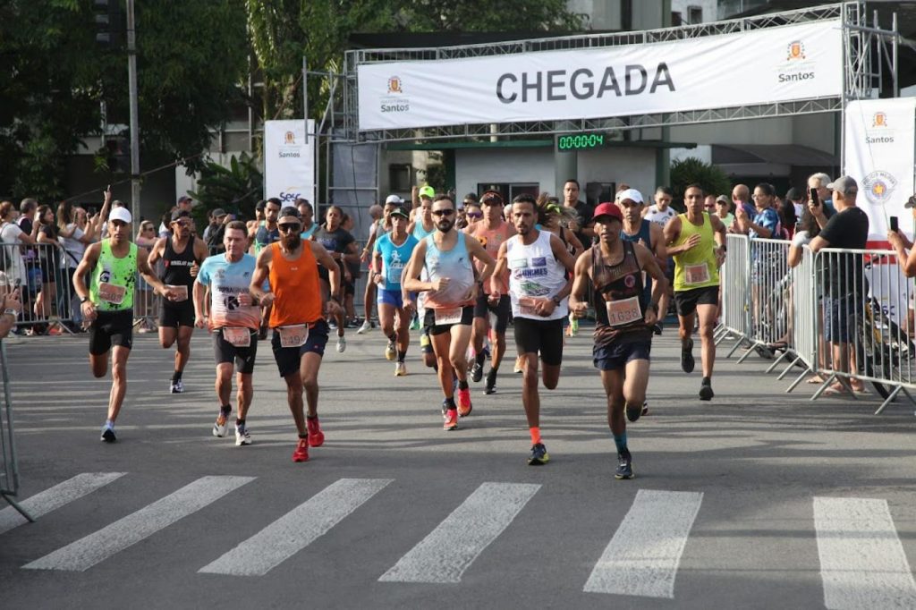 Estão abertas as inscrições para a 2ª chamada do Santista de Pedestrianismo