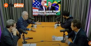 Bolsonaro presta apoio à Trump e ataca a esquerda