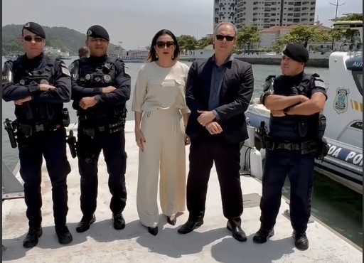 Representante dos delegados do Brasil visita o Porto de Santos | Jornal da Orla