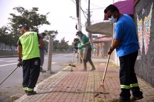 Mutirão retira 90 toneladas de entulhos em Praia Grande