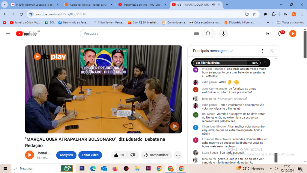 Eduardo Bolsonaro diz que Marçal quer atrapalhar Jair Bolsonaro