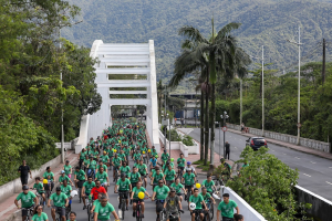 Cubatão recebe passeio ciclístico