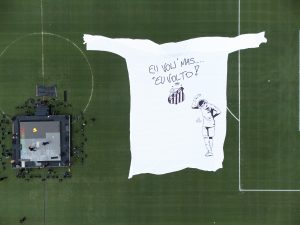 Camisa 10 do Santos de Neymar vira ‘febre’ na Vila Belmiro
