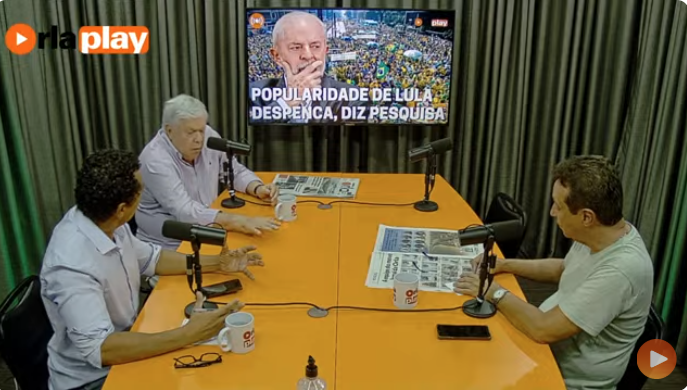 Popularidade de Lula despenca, diz pesquisa | Jornal da Orla