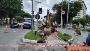 Começa a revitalização do último trecho da ciclovia da Afonso Pena