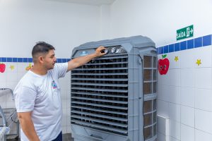 PG inicia projeto piloto de climatização em escolas