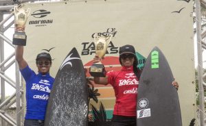 Surfe santista conquista dobradinha no pódio da Taça Brasil