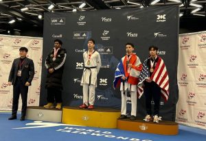 Lutador santista vence Canadá Open de Taekwondo