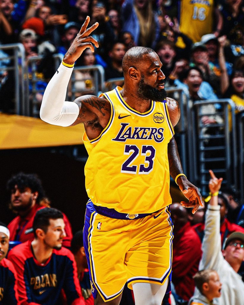 LeBron James é o primeiro jogador da NBA a atingir 50 mil pontos