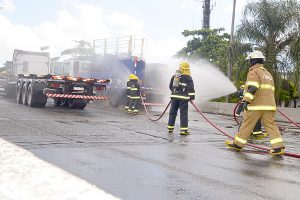 APS realiza simulado de atendimento a acidentes