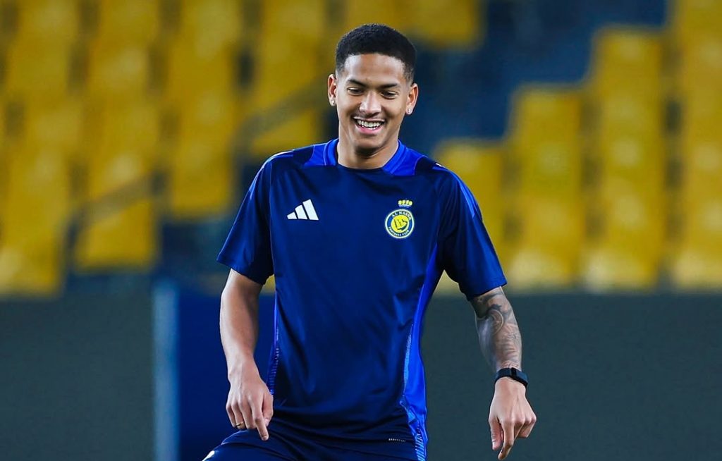 Ex-Santos, meia Ângelo brilha no Al Nassr, clube que tem Cristiano Ronaldo como ídolo