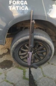 PM recupera arma roubada de seguranças da Rumo