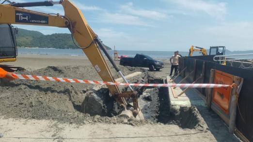 Começam as obras de prolongamento da passarela no canal 6