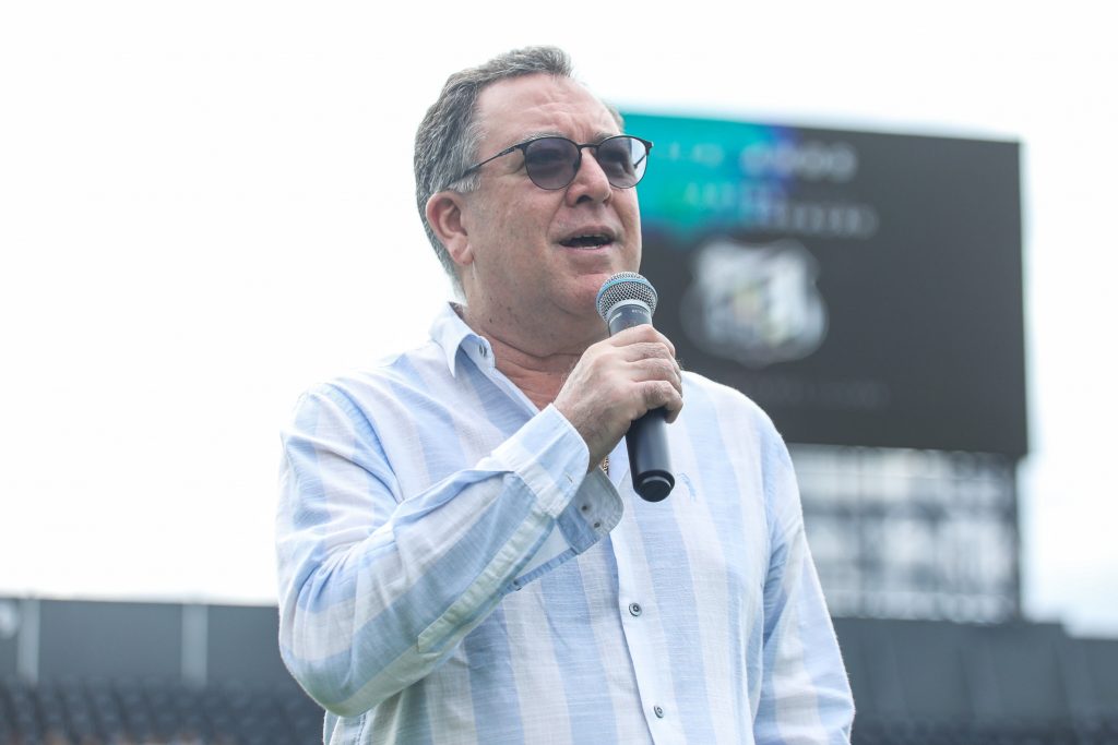 Presidente Marcelo Teixeira fala sobre possibilidade do clube virar SAF: ‘O Santos não tem preço hoje’