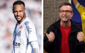 Neymar rebate crítica de Neto: ‘Falastrão da TV brasileira’
