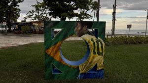 Muretas artísticas já podem ser apreciadas na orla