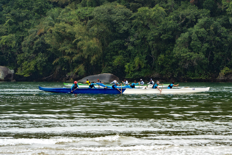 Bertioga recebe tradicional prova de canoas havaianas neste sábado