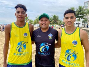 Com trio de Praia Grande, Brasil brilha no Mundial Juvenil de handebol de praia
