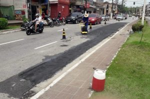 Cubatão inicia operação tapa-buraco nos bairros