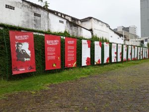 Martins Fontes é homenageado no Outeiro de Santa Catarina