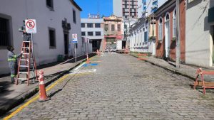 Santos restringe veículos pesados no Centro para preservar área histórica