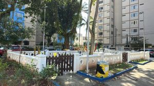 Praça passa por revitalização no bairro Aparecida