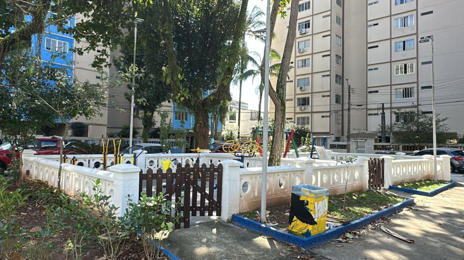 Praça passa por revitalização no bairro Aparecida