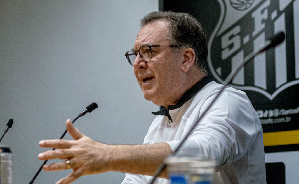 Marcelo Teixeira defende nova arena do Santos: ‘Não podemos mais depender de outros clubes’