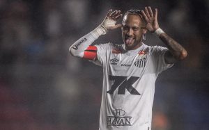 Com gol de Neymar, Santos vence amistoso em estreia do filho de Robinho