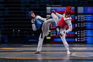 Giovani Aubin leva o taekwondo santista pelos tatames de todo o mundo