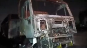 Incêndio em carreta causou bloqueio temporário na Imigrantes