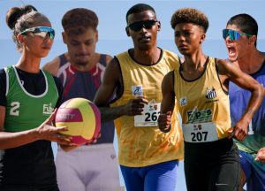 Ginástica artística, vôlei de praia e atletismo mantêm Santos na liderança dos Regionais