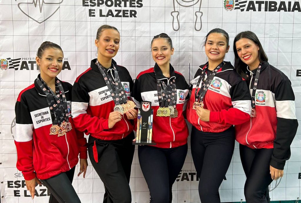 Ginástica Rítmica da Praia Grande garante prata na Copa Maria da Conceição Costa, em Atibaia
