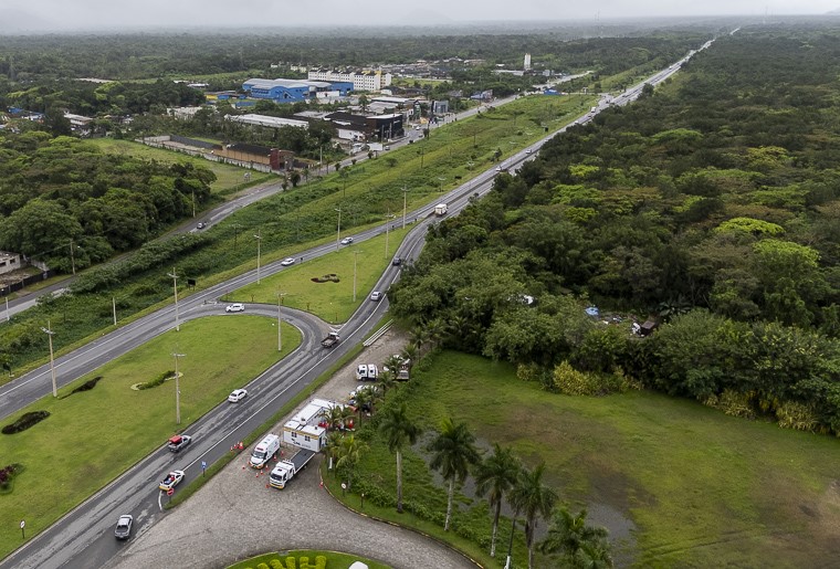 Trecho da Rio-Santos em Bertioga será interditado para obras da CNL