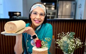 Empreendedora leva bolo de rolo à final do Prêmio Mulheres Positivas