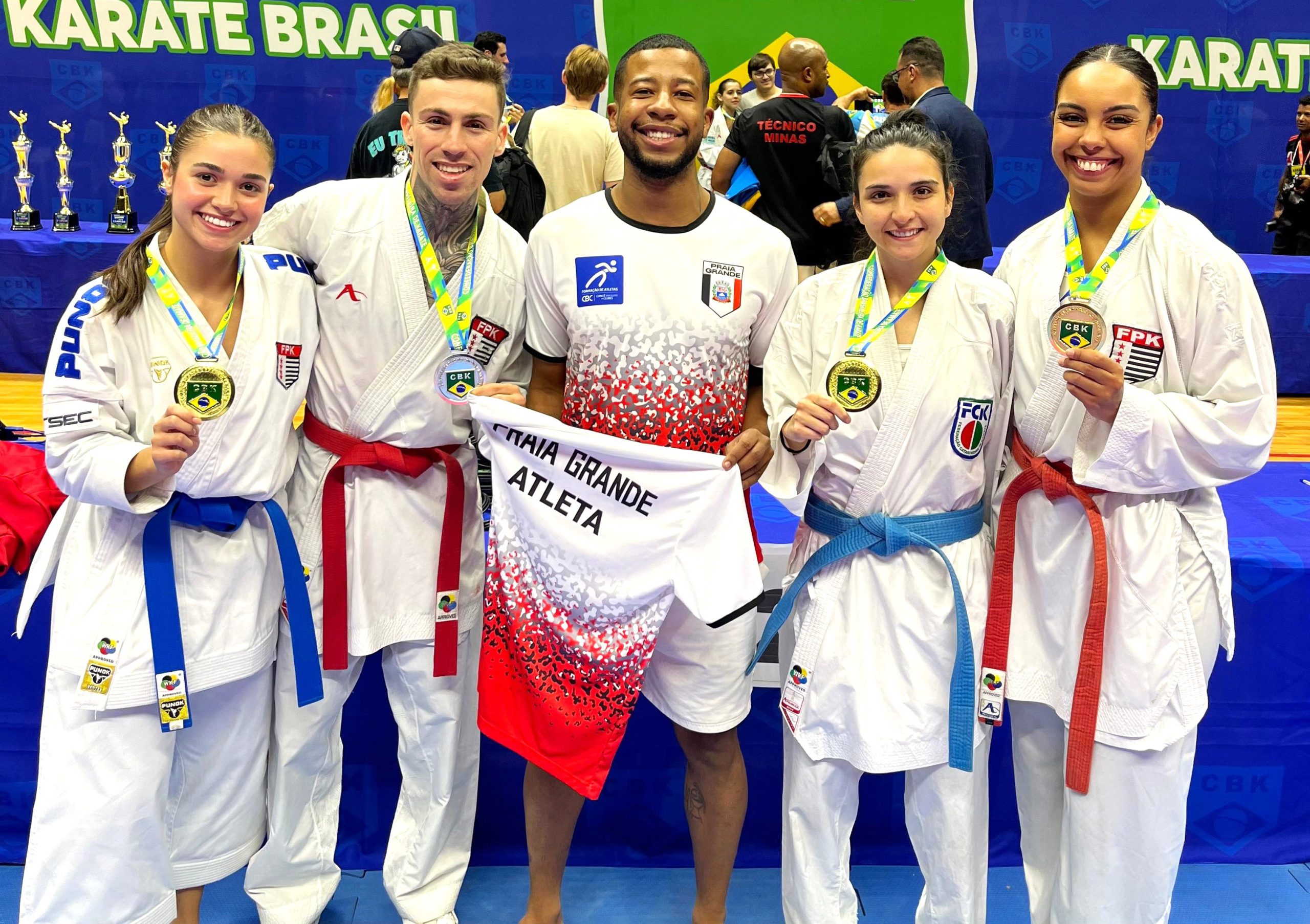 Caratecas da Praia Grande conquistam vaga para final do Campeonato Brasileiro | Jornal da Orla