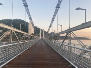 Ponte Pênsil é interditada temporariamente em SV