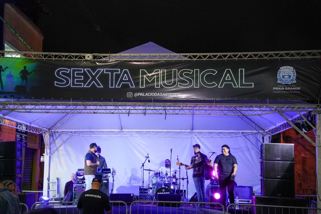 Sexta Musical anima o Canto do Forte em Praia Grande