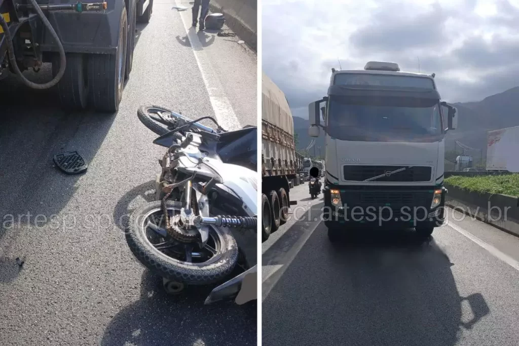 Motociclista morre após acidente em Cubatão