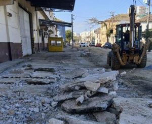 Santos avança com obras de reurbanização no Macuco