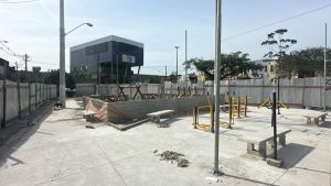 Revitalização de praça em Santos entra na fase final